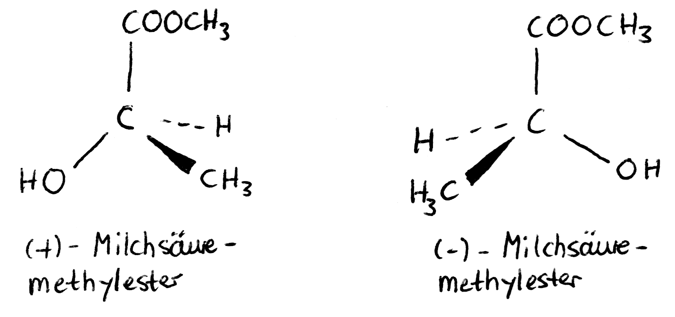 D- und L-Milchsäuremethylester
